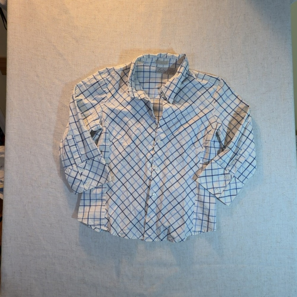 Fiorlini International Stretch Button-Down Shirt Women's Size Medium